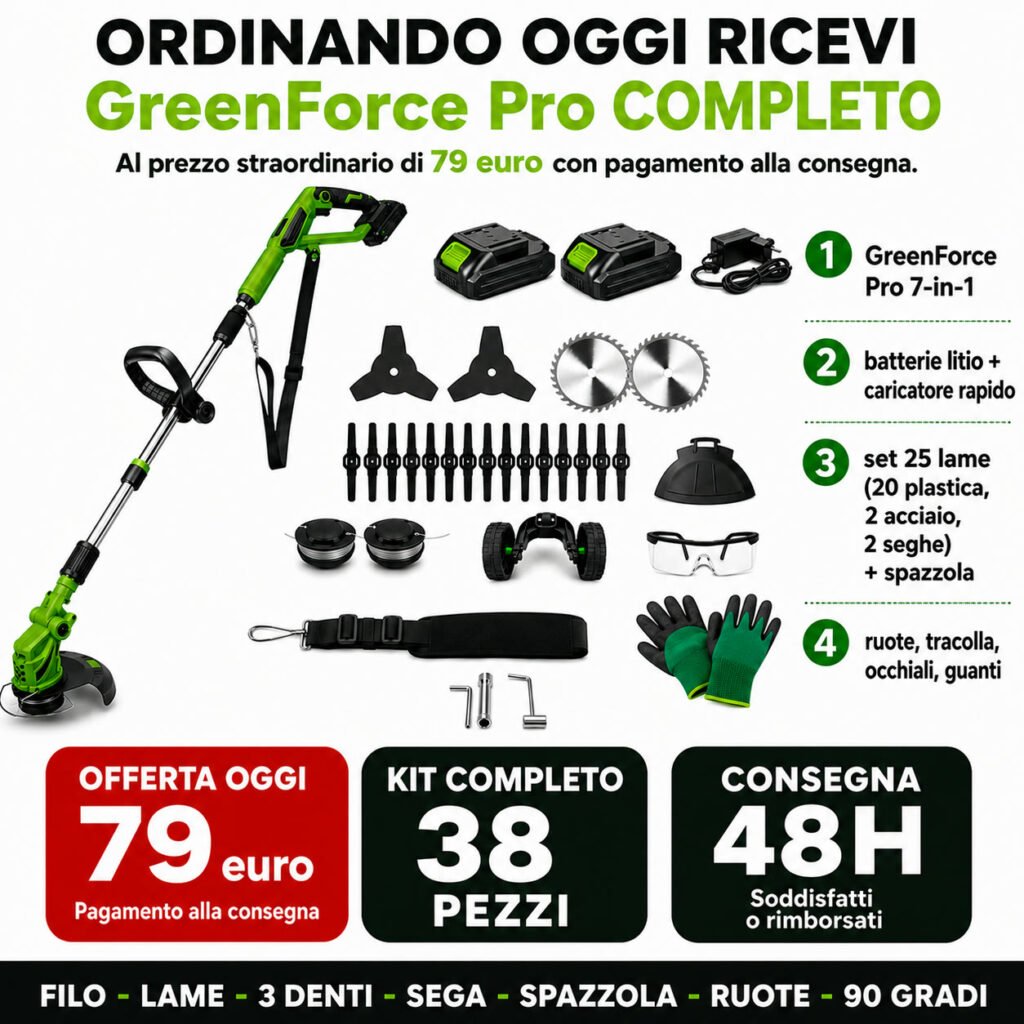 Ordinando oggi ricevi GreenForce Pro completo